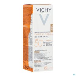 Vichy Capital Soleil Uv-âge Teintée Light Ip50+ 40ml