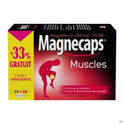 Magnecaps Muscles Gélules 84+28 Promopack