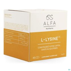 Alfa l-lysine 1000mg Comprimés 45