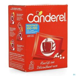 Canderel Distrib Maxi 500+100 Comprimés Recha