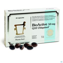 Bioactive Q10 20 Gélules 50 Mg