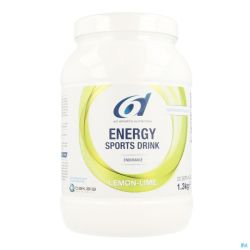 6d Sixd Energy Sports Drink Lemon Lime Poudre 1,3kg