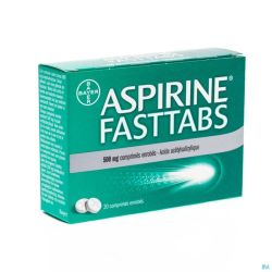 Aspirine Fasttabs 20 Comprimés 500 Mg
