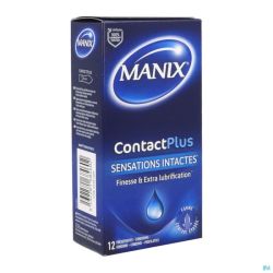 Manix Contact Plus Préservatifs 12